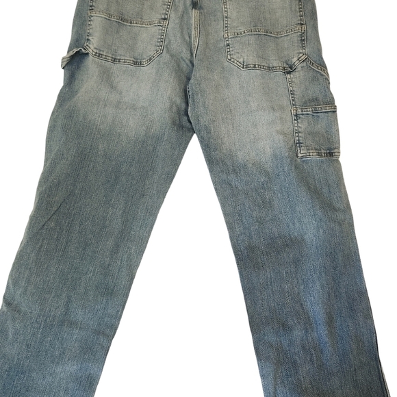 LEE Men's Extreme Motion Loose Fit Medium Wash Denim Blue Jeans Size 36x36 - Picture 8 of 14